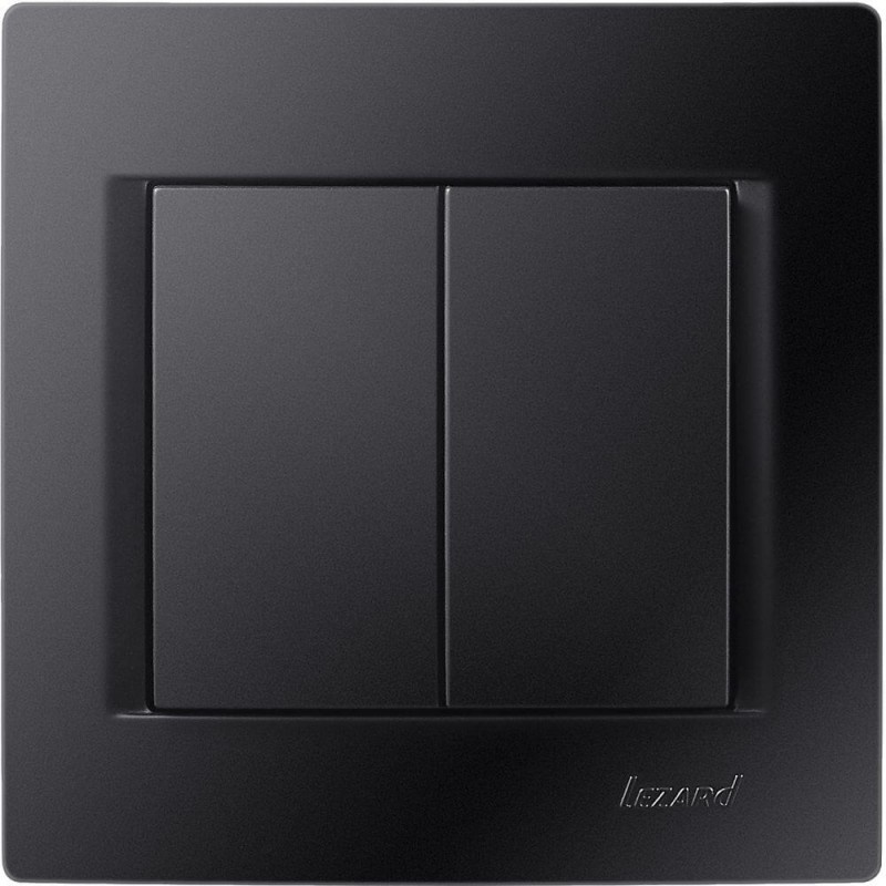 Doppelschalter KARINA schwarz 250V/10A