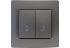 Doppelwechselschalter KARINA anthrazit 250V/10A