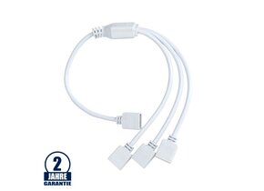 Y-Connector 3-fach mit 30cm Kabel für 10mm RGB Streifen