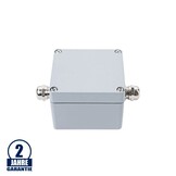 Kabelverbindungsdose mit 2 Kabeleinlässen 450V 24A Metall IP65