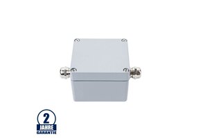 Kabelverbindungsdose mit 2 Kabeleinlässen 450V 24A Metall IP65