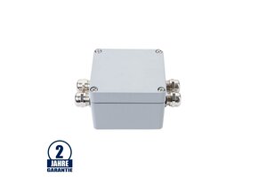 Kabelverbindungsdose mit 4 Kabeleinlässen 450V 24A Metall IP65