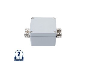 Kabelverbindungsdose mit 4 Kabeleinlässen 450V 24A Metall IP65