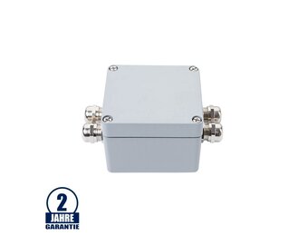 Kabelverbindungsdose mit 4 Kabeleinlässen 450V 24A Metall IP65