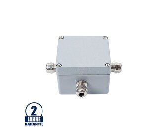 Kabelverbindungsdose mit 4 Kreuz-Kabeleinlässen 450V 24A Metall IP65