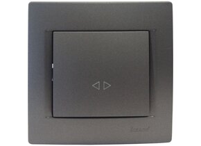 Kreuzschalter KARINA anthrazit 250V/10A