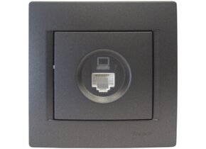 Netzwerkdose KARINA anthrazit 1-fach CAT5