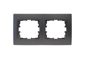 Rahmen 2-fach KARINA anthrazit
