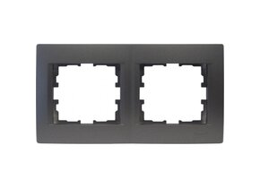 Rahmen 2-fach KARINA anthrazit