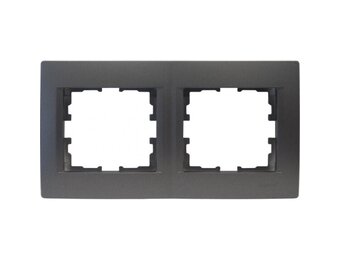 Rahmen 2-fach KARINA anthrazit
