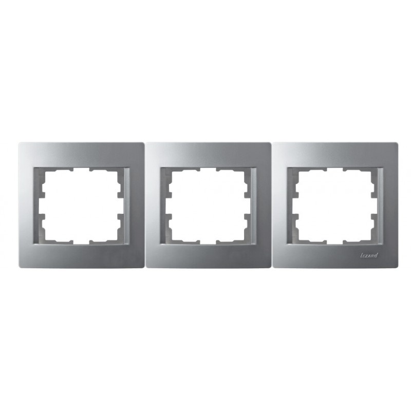 Rahmen 3-fach KARINA silber