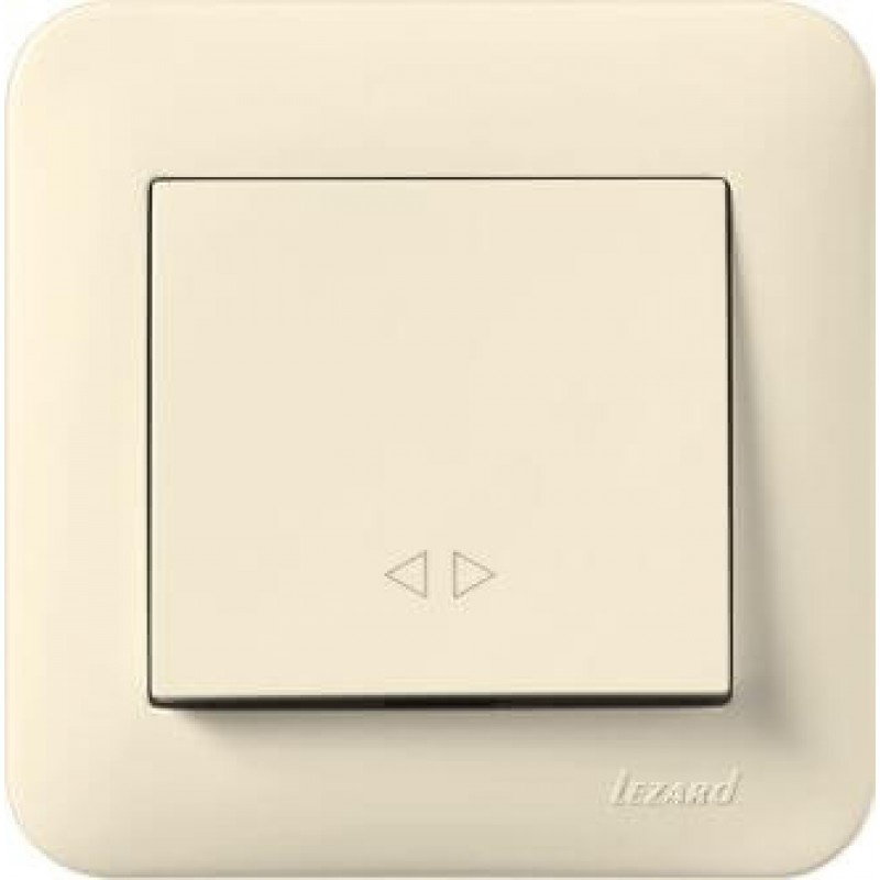 Kreuzschalter KARINA LIFE cremeweiß 250V/10A