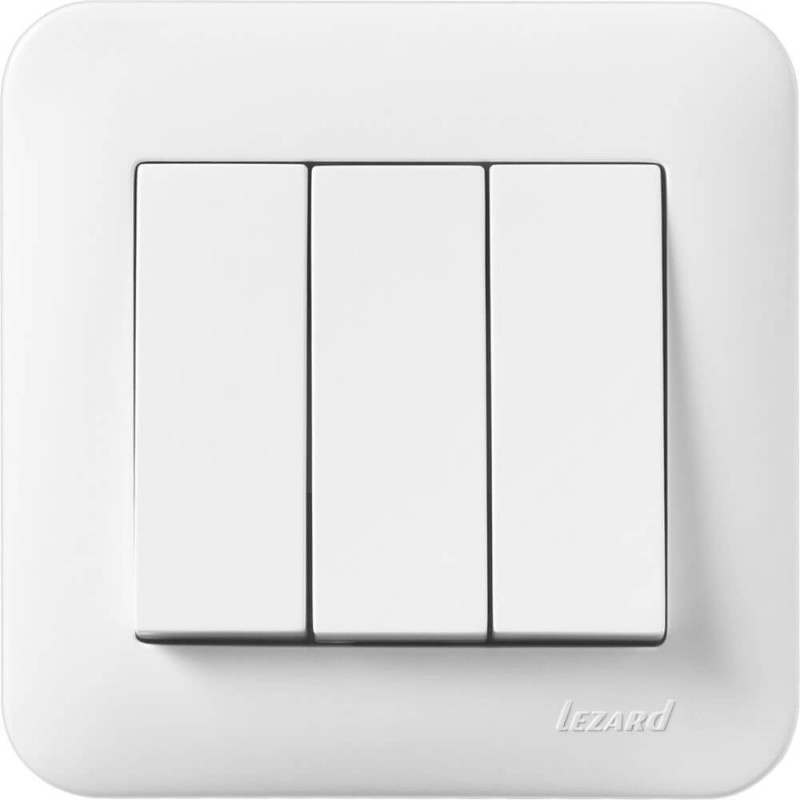 Dreifachschalter KARINA LIFE weiß 250V/10A