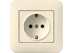 Steckdose KARINA LIFE cremeweiß 250V/16A