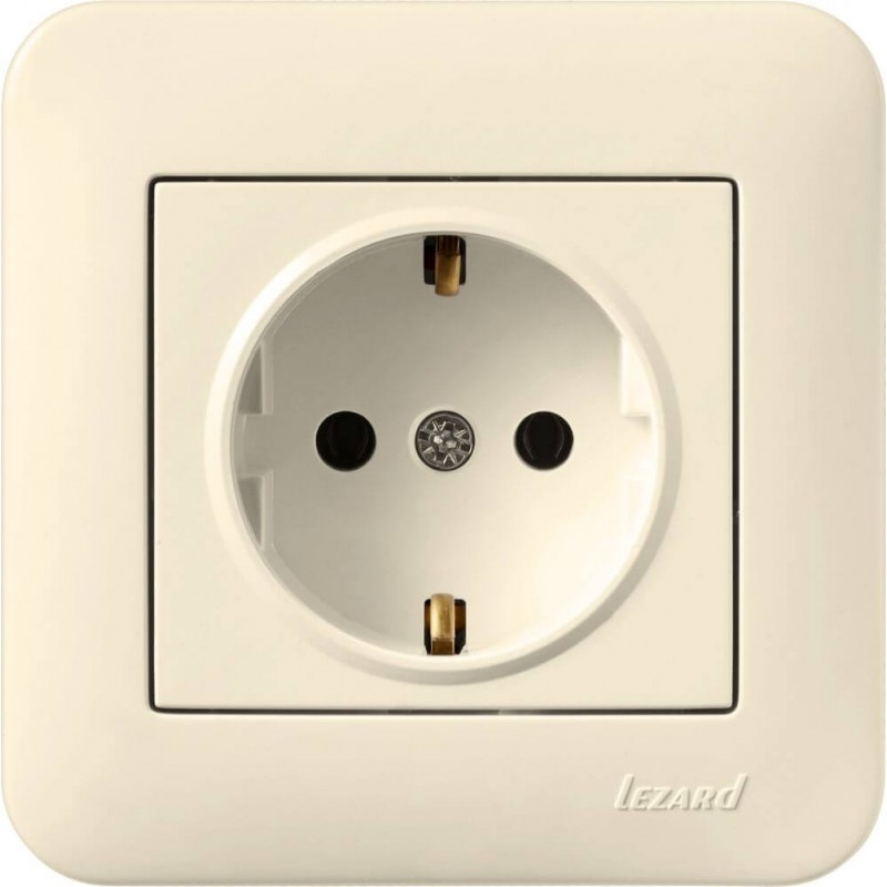 Steckdose KARINA LIFE cremeweiß 250V/16A