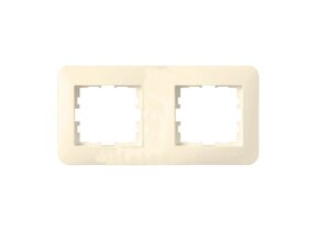 Rahmen 2-fach KARINA LIFE cremeweiß
