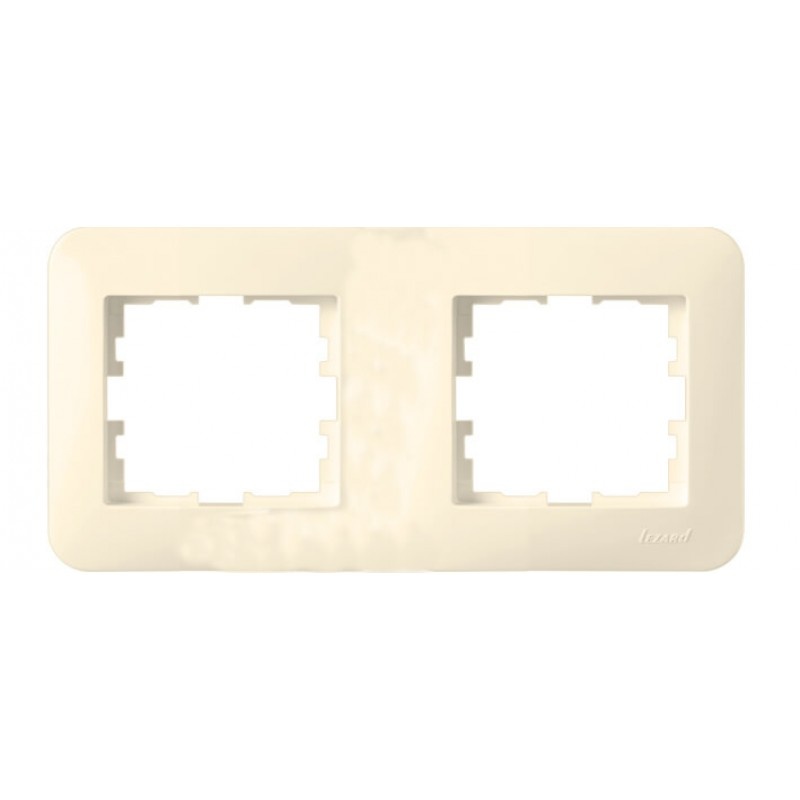 Rahmen 2-fach KARINA LIFE cremeweiß