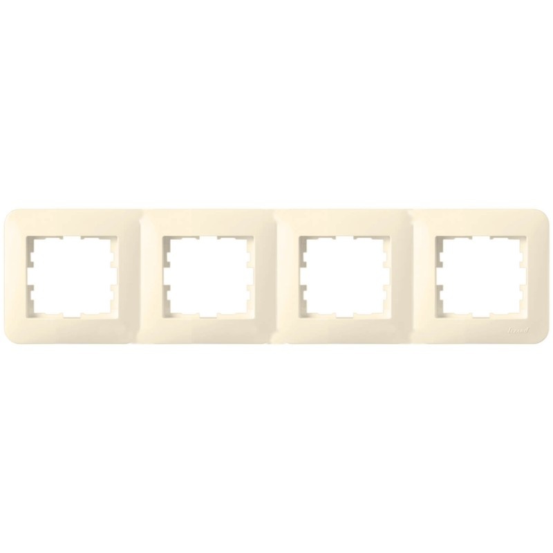 Rahmen 4-fach KARINA LIFE cremeweiß