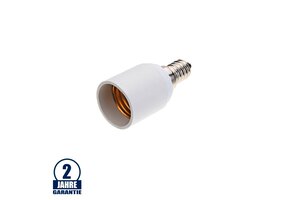 Adapter für Fassung E14 auf E27