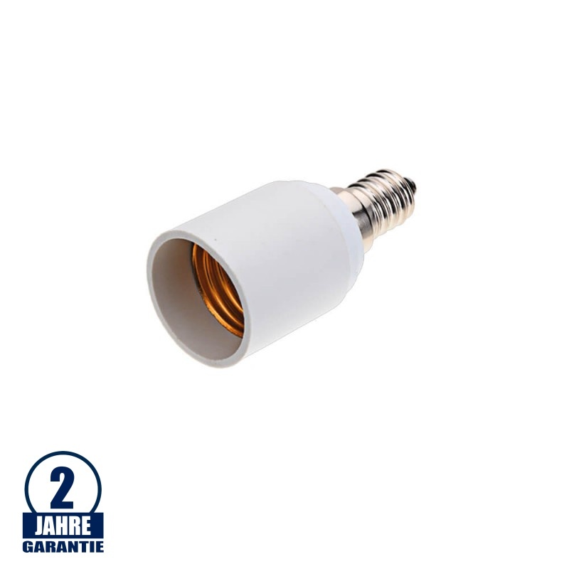 Adapter für Fassung E14 auf E27