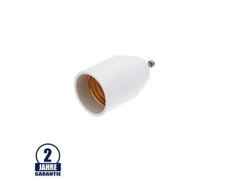 Adapter für Fassung GU10 auf E27
