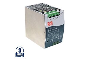 MEAN WELL 480W 24V DC Metall Tragschienen Netzteil