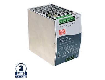 MEAN WELL 480W 24V DC Metall Tragschienen Netzteil