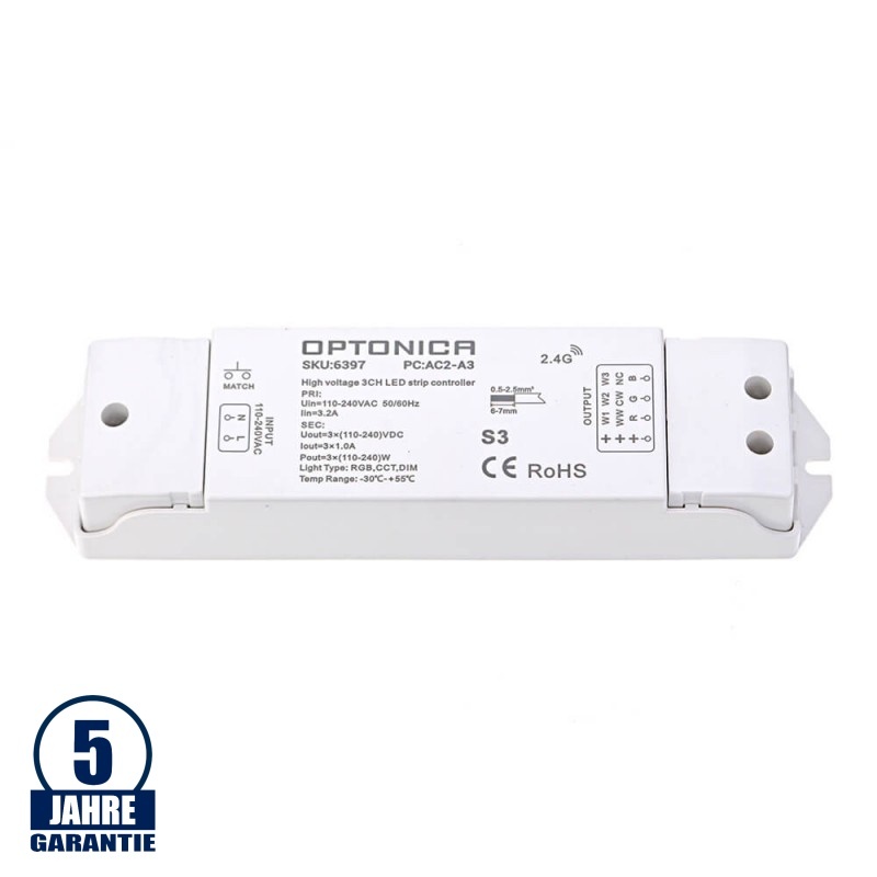 LED S3 3-Kanal Controller 230V