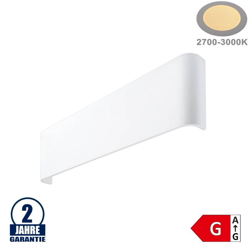 12W LED Wandleuchte Weiß Warmweiß