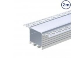 LED Profil 72x35mm Eloxiert Trockenbau 2m SET