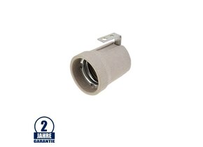 E27 Fassung Keramik mit Bügel