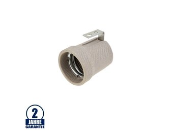 E27 Fassung Keramik mit Bügel