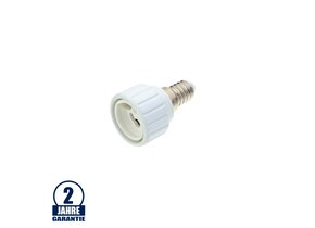 Adapter für Fassung E14 auf GU10
