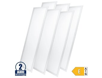 36W 120x30cm LED Panel 100Lm/W Neutralweiß 6 Stück Packung