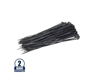 Kabelbinder schwarz UV-beständig 2,5x203mm 100 Stk.