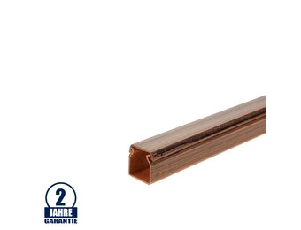 Kabelkanal Nuss dunkel 16x16x2000mm