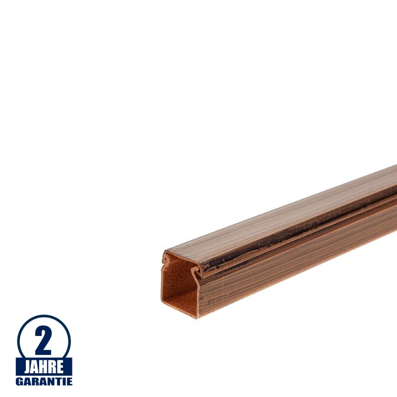 Kabelkanal Nuss dunkel 16x16x2000mm