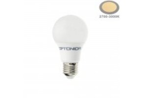 8,5W LED E27 A60 Birne Kunststoff Warmweiß