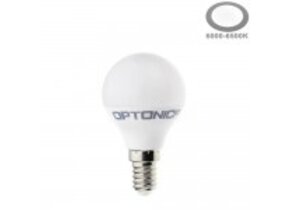 5,5W LED E14 G45 Birne Kunststoff Kaltweiß