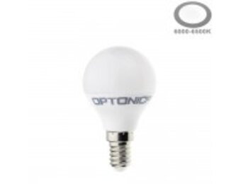 5,5W LED E14 G45 Birne Kunststoff Kaltweiß