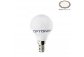 5,5W LED E14 G45 Birne Kunststoff Neutralweiß