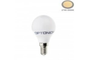 5,5W LED E14 G45 Birne Kunststoff Warmweiß