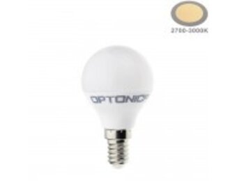 5,5W LED E14 G45 Birne Kunststoff Warmweiß