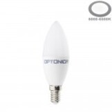 8W LED E14 Kerze Kunststoff Kaltweiß