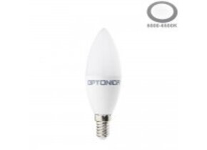 8W LED E14 Kerze Kunststoff Kaltweiß