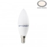 8W LED E14 Kerze Kunststoff Neutralweiß