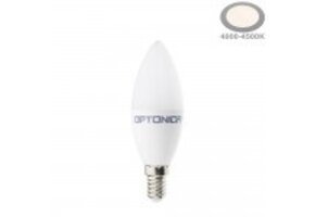 8W LED E14 Kerze Kunststoff Neutralweiß