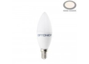 8W LED E14 Kerze Kunststoff Neutralweiß