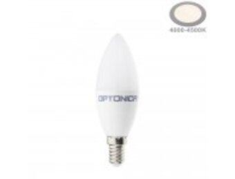 8W LED E14 Kerze Kunststoff Neutralweiß