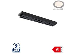 10W LED Strahler 24-flammig für 48V Mini Magnetic Line Neutralweiß